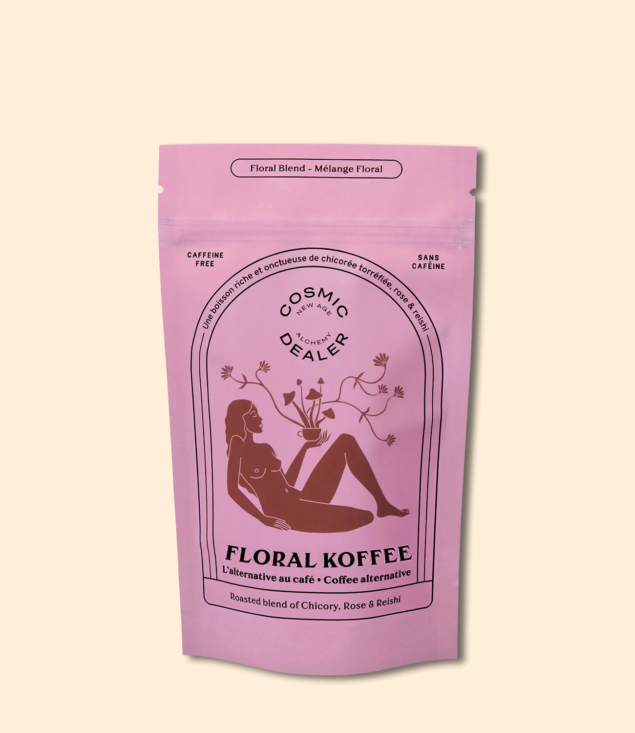 floral koffee chicorée rose reishi cosmic dealer 100 g