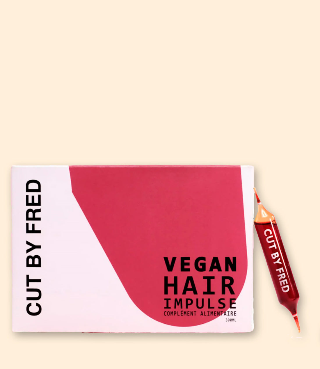 coffret complément alimentaire vegan hair impulse cut by fred