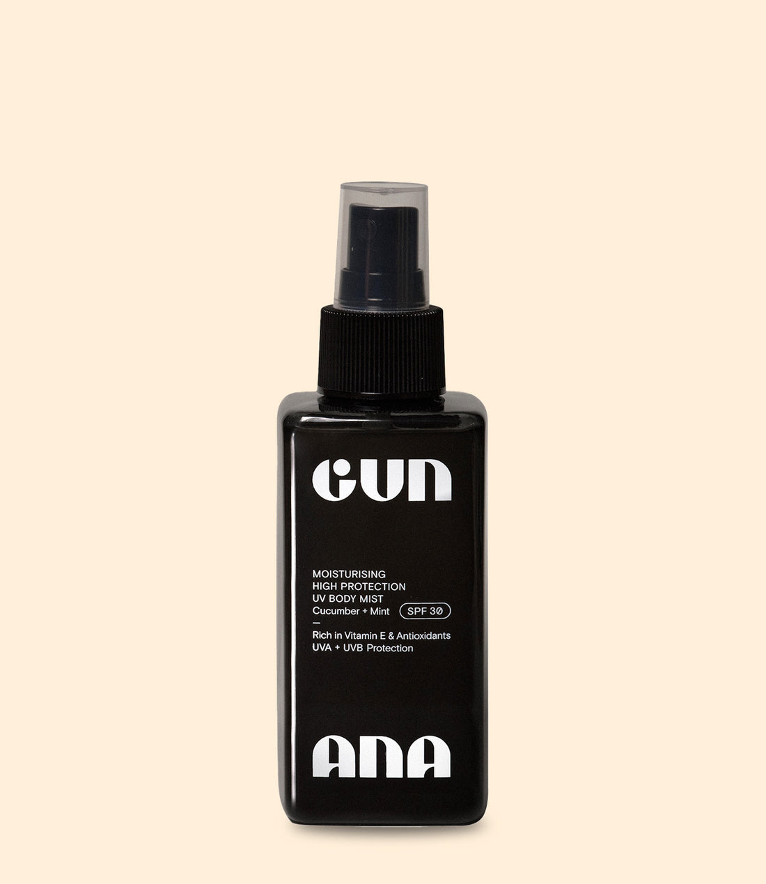 Spray protection solaire UV body mist SPF 30 Gun Ana