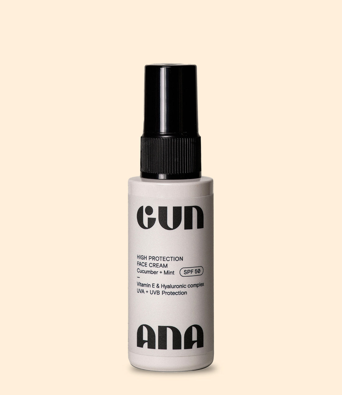 Crème hydratante protectrice pour le visage SPF 50 Gun Ana
