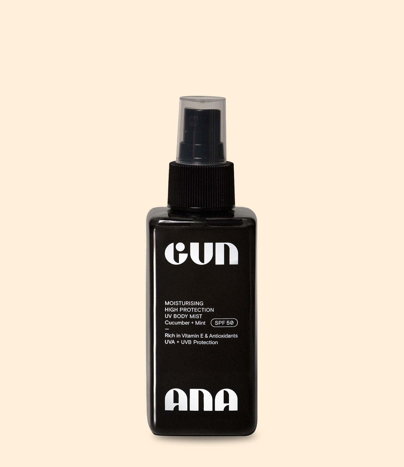 Spray protection solaire UV body mist SPF 50 Gun Ana