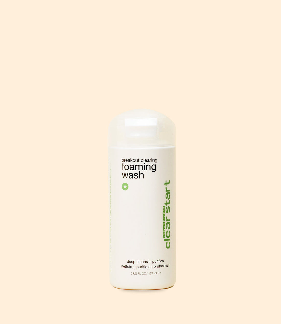 Mousse nettoyante pour le visage de la gamme Clear Start Breakout clearing foaming wash par Dermalogica 177 ml