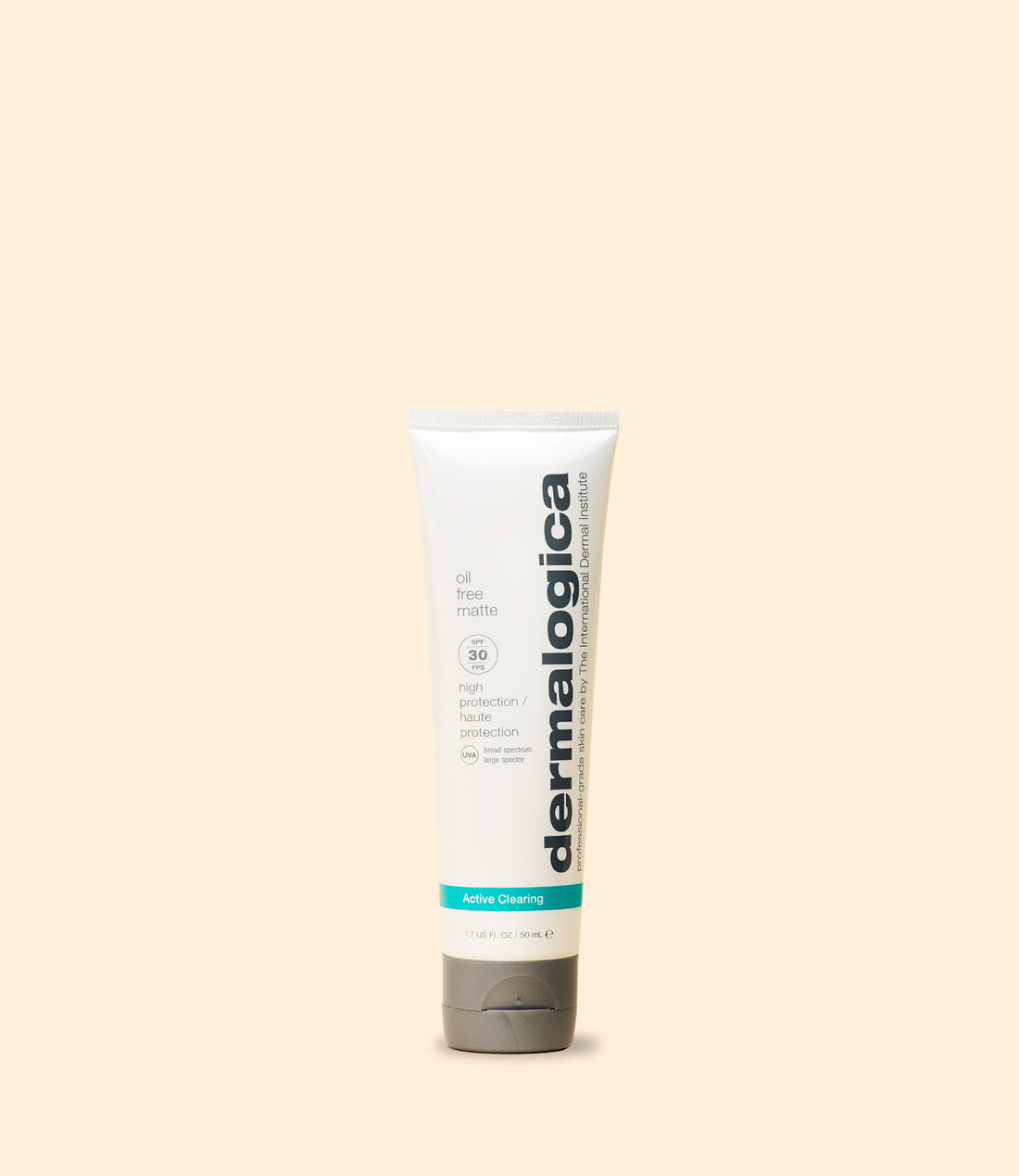 crème hydratante matifiante pour le visage Oil Free Matte SPF 30 de la gamme Active Clearing par Dermalogica 50 ml