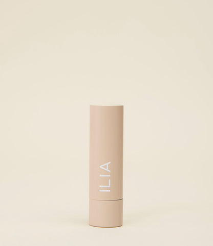 Rouge à lèvres color block Ilia en tube. Packaging.